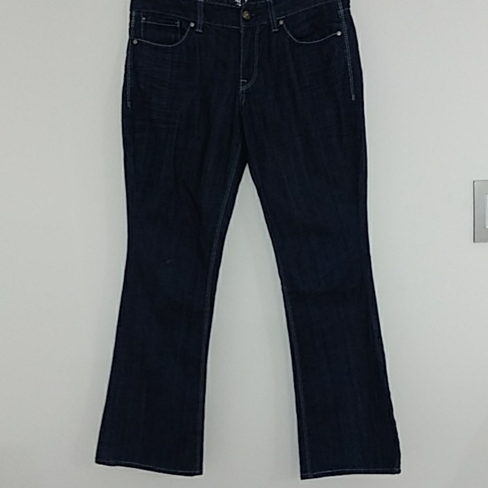 Express Mid Rise Barely Boot Jeans Women's Size:6S